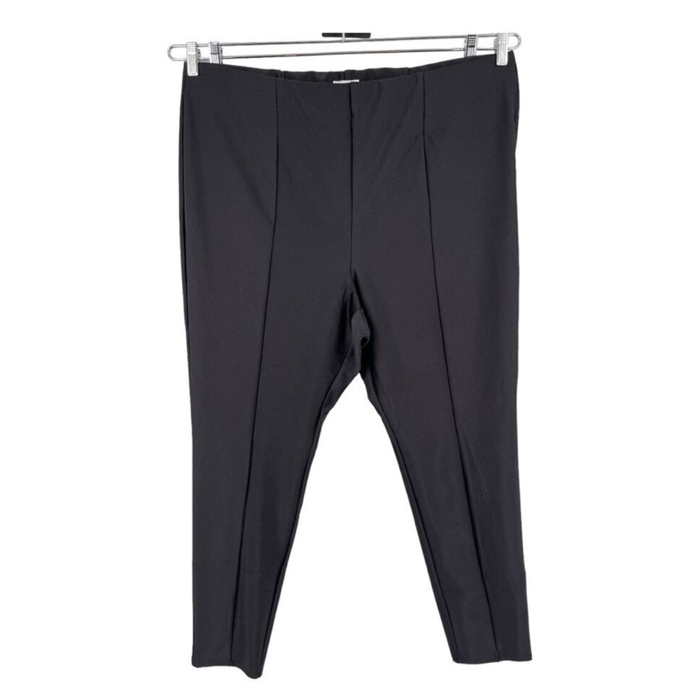 Good American pants scuba skinny leggings black size 7 (26W) NWOT